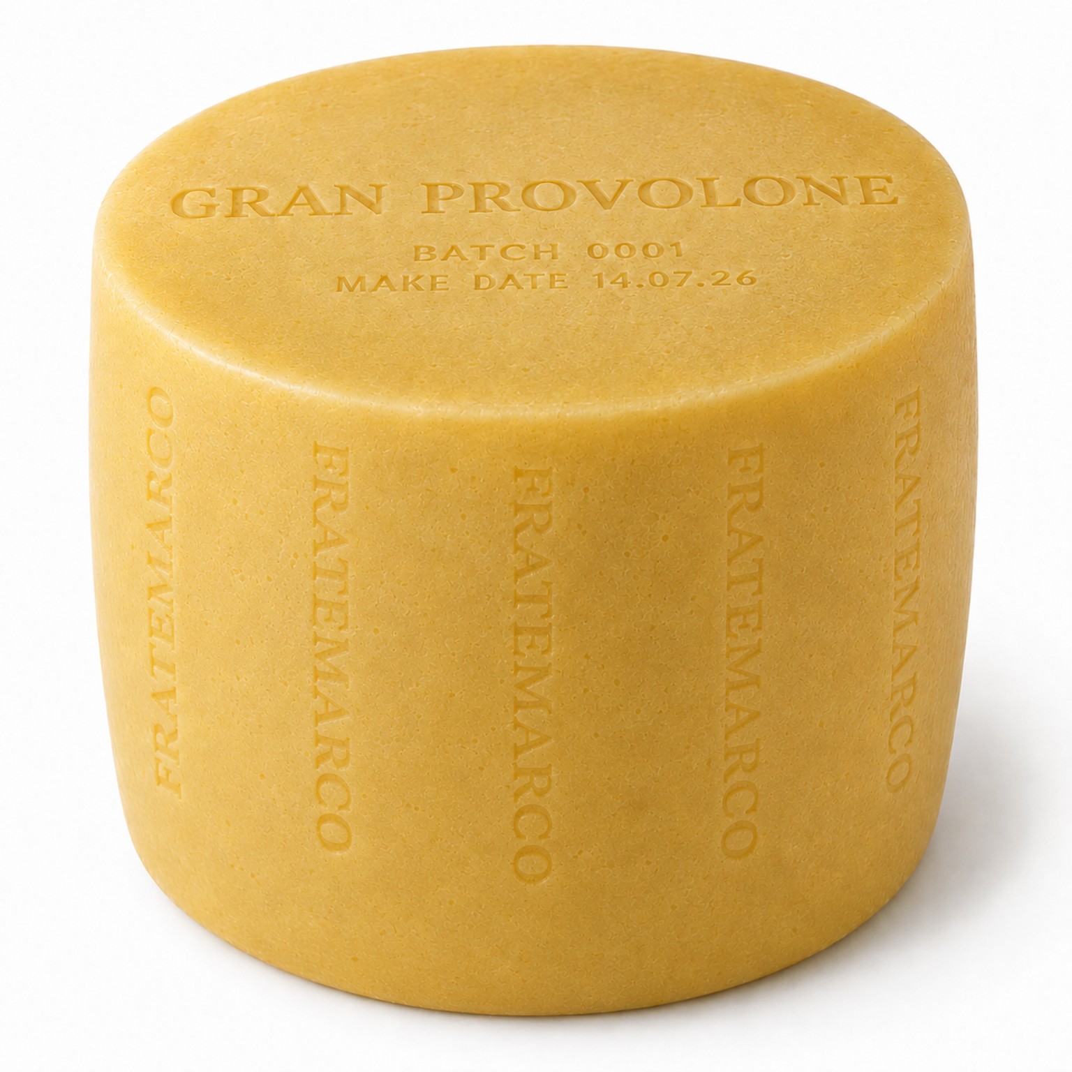 Gran Provolone cheese wheel